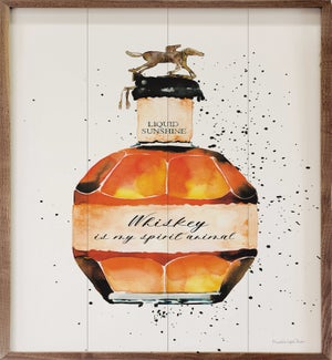 Whiskey Is My Spirit Animal By Mercedes Lopez Charro